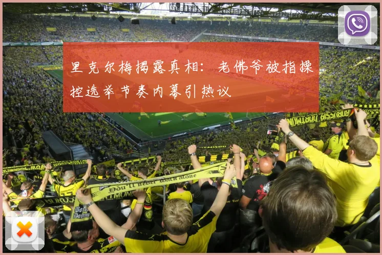里克尔梅揭露真相：老佛爷被指操控选举节奏内幕引热议